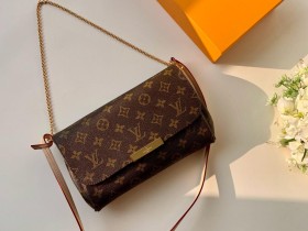 LV 原單 FAVORITE M40717 以Monogram 帆佈制成 手拿 肩背兩用包 路易斯·威登￥1280