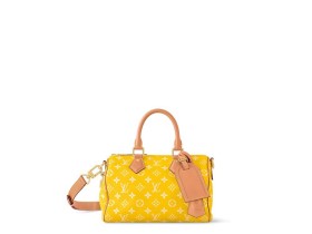 LV【原單精品】M24426黃色 SPEEDY P9 BANDOULIÈRE25 高仿手袋¥2,480.00