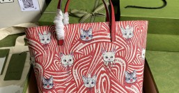 型號 410812尺寸 21*20*10cm顏色 波斯貓 印花 GUUCCCI 古奇￥880