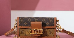 LV M46757 DAUPHINE EAST WEST高仿 手袋最美郵差包¥2,680.00