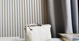 Dior迪奧Nomad奶白色手提包飯盒包