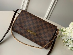 LV 路易斯·威登原單 FAVORITE N41129 以Monogram 帆佈制成 可手拿 肩背兩用包￥1280