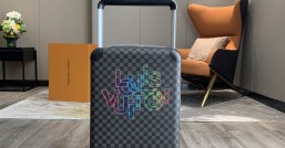 LV路易威登Damier Graphite 帆佈Horizon 50 厘米四輪拉桿箱¥5280.00