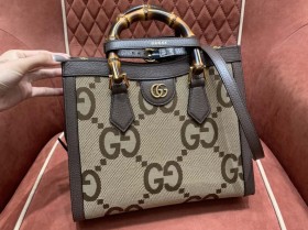 GUUCCCI正品級原單品質 Gucc1 Diana 帆布托特包 660195¥1,980.00