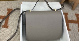 Hermès constance 19cm Epsom M8瀝青灰