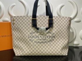 CABAS 大號手袋 N41180 41179 41375 白格 黑柄 Neverfull 經典手袋LV 路易斯·威登￥1280