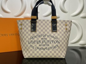 CABAS 小號手袋 N41179 41180 41375 白格 黑柄 Neverfull 經典手袋 LV 路易斯·威登￥1480