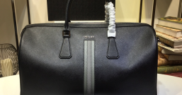 PRADA頂級原單正品級普拉達進口十字紋牛皮旅行包372R¥2980.00