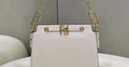 光滑小牛皮風琴肩背包8503