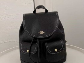 coa蔻 新款 Pennies Backpack女士雙肩包抽繩背包c4611 6145 6146