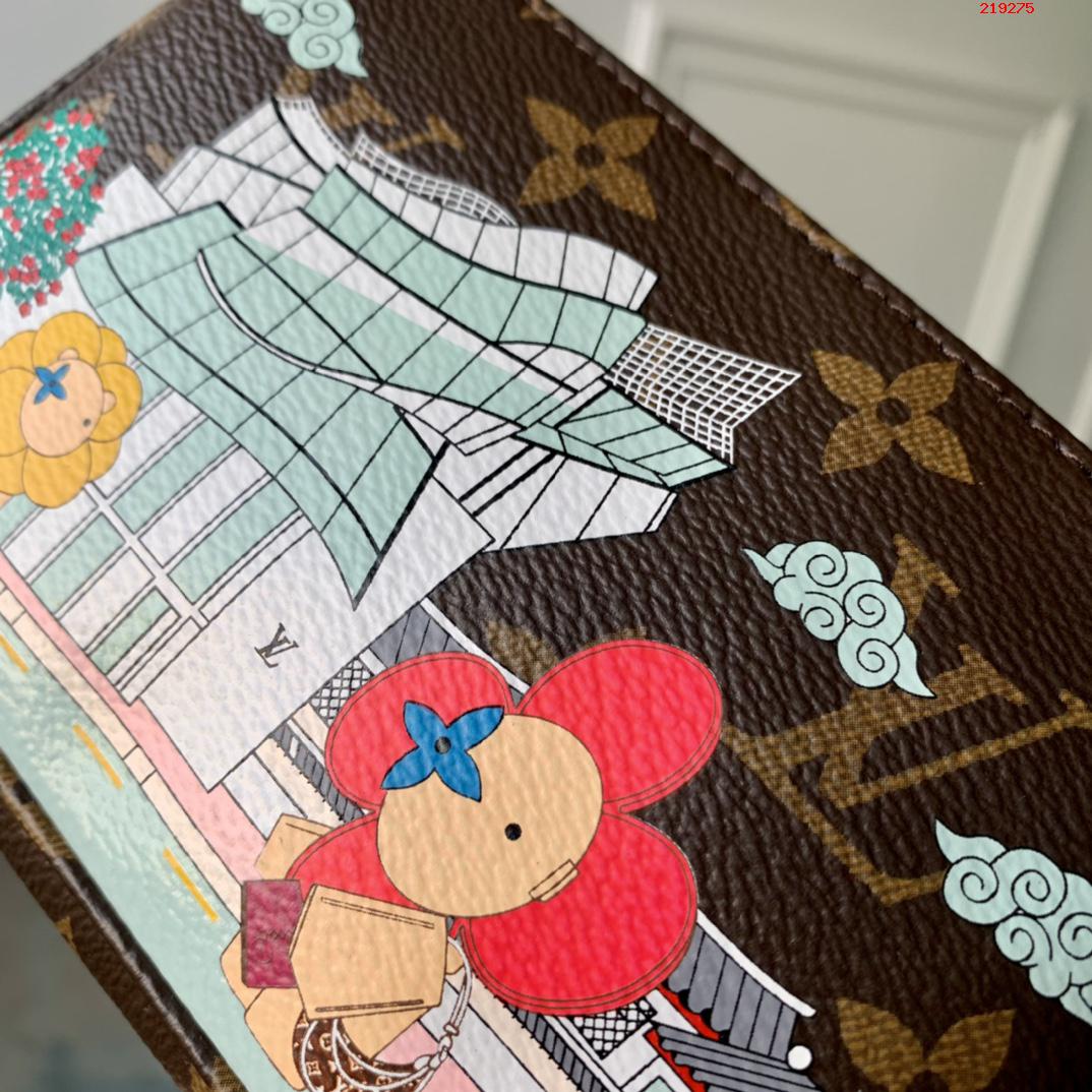 LV M81633玫紅Mini Pochette Accessoires 手拿包路易斯·威登￥580-頂級1:1精品高仿包包香港台灣批發價格推薦微信哪裡買