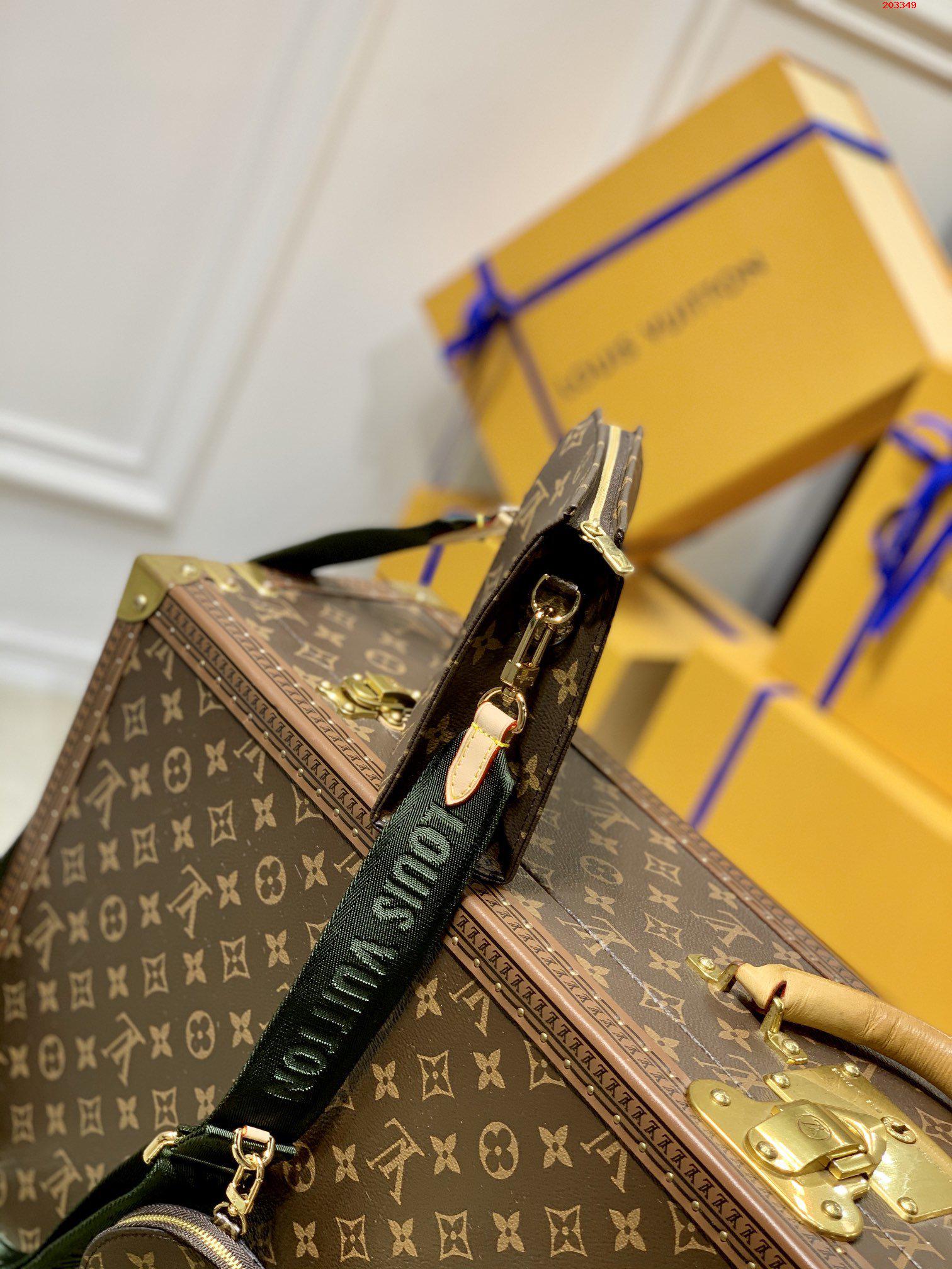 原單M47546老花綠色肩帶 手包斜挎包繫列LV 路易斯·威登￥ 880-頂級1:1精品高仿包包香港台灣批發價格推薦微信哪裡買