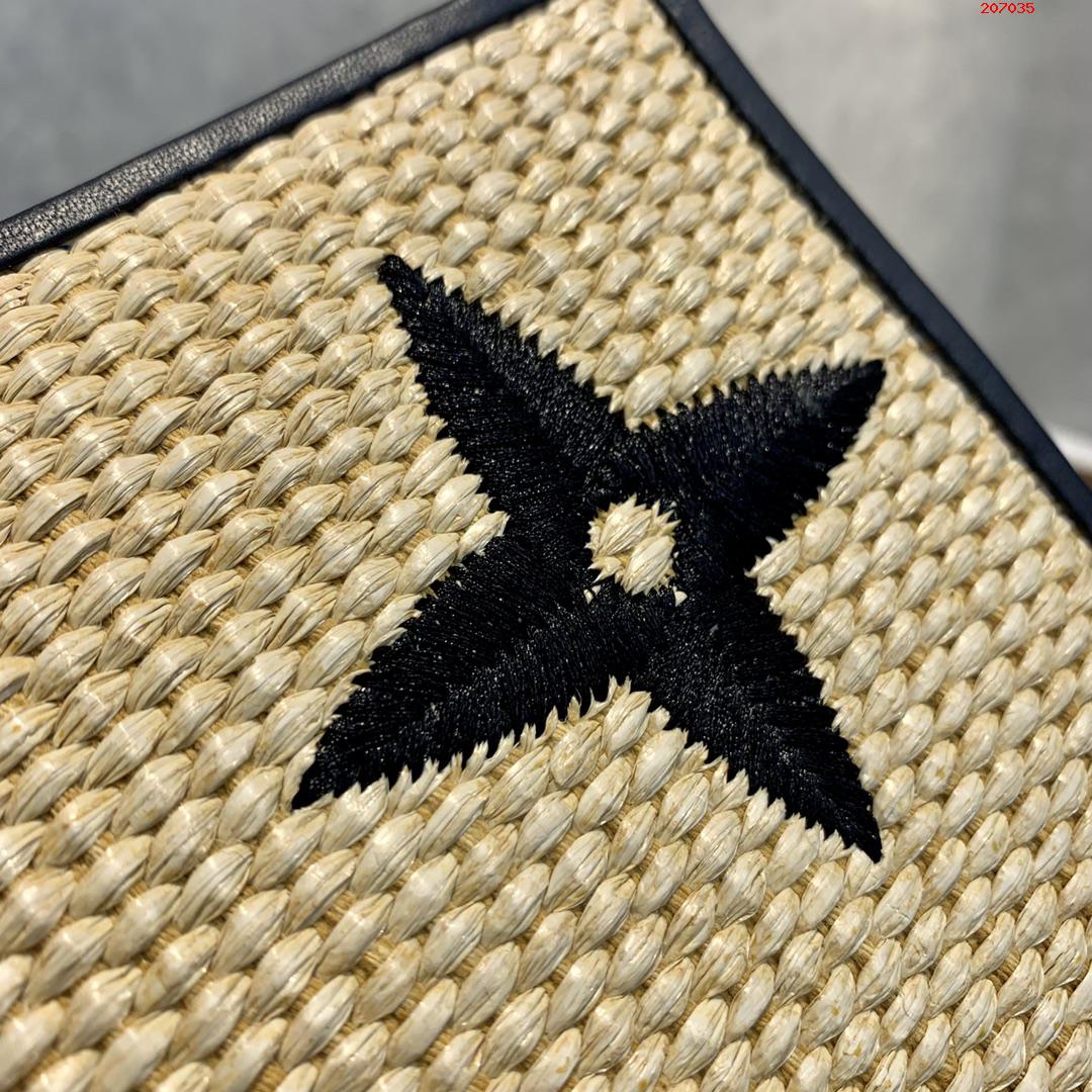 原單M80352黑色 M47542盥洗袋取材 Monogram Raffia 織物LV 路易斯·威登￥980-頂級1:1精品高仿包包香港台灣批發價格推薦微信哪裡買