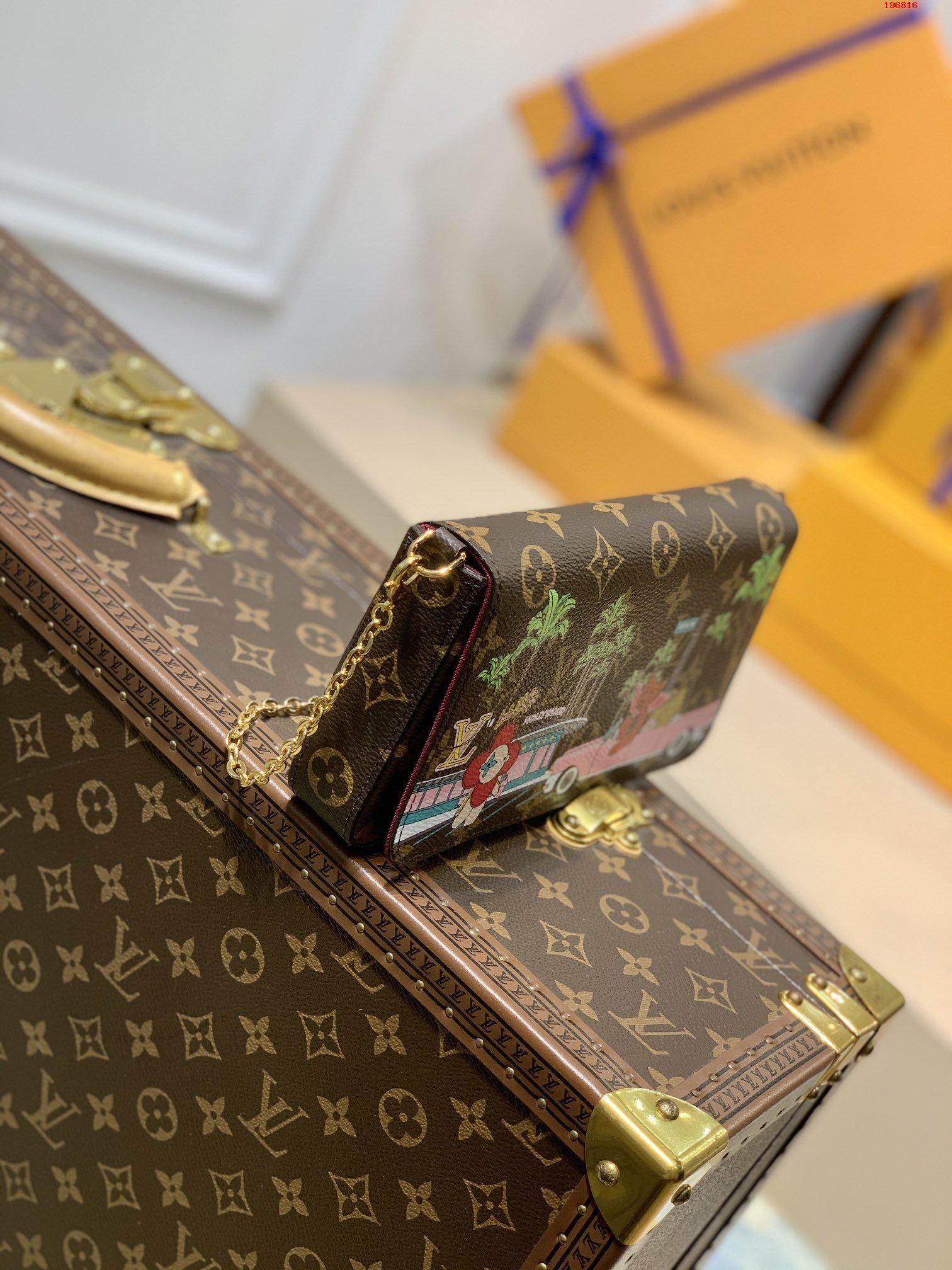 M80859三件套 此款 Félicie Pochette 手袋LV 路易斯·威登￥980-頂級1:1精品高仿包包香港台灣批發價格推薦微信哪裡買