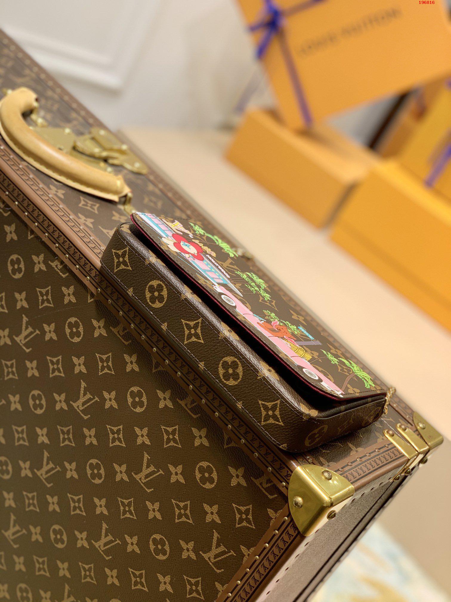 M80859三件套 此款 Félicie Pochette 手袋LV 路易斯·威登￥980-頂級1:1精品高仿包包香港台灣批發價格推薦微信哪裡買