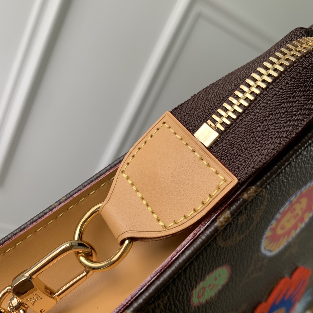 M81982剌繡 CHAIN LV手袋 路易斯·威登￥1480-頂級1:1精品高仿包包香港台灣批發價格推薦微信哪裡買