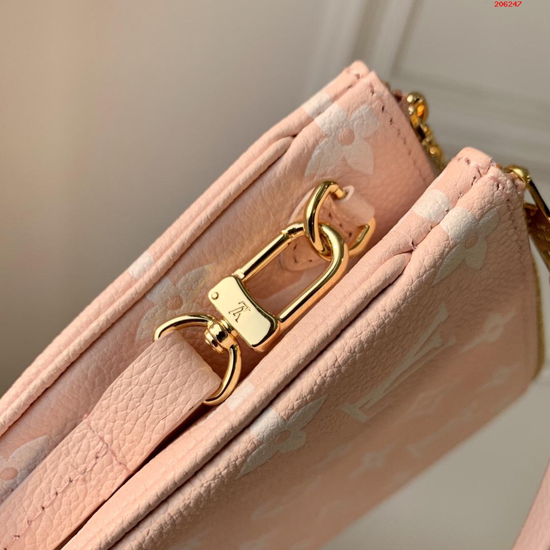 LV原單 M81429粉色 全皮斜挎包 路易斯·威登￥1480-頂級1:1精品高仿包包香港台灣批發價格推薦微信哪裡買