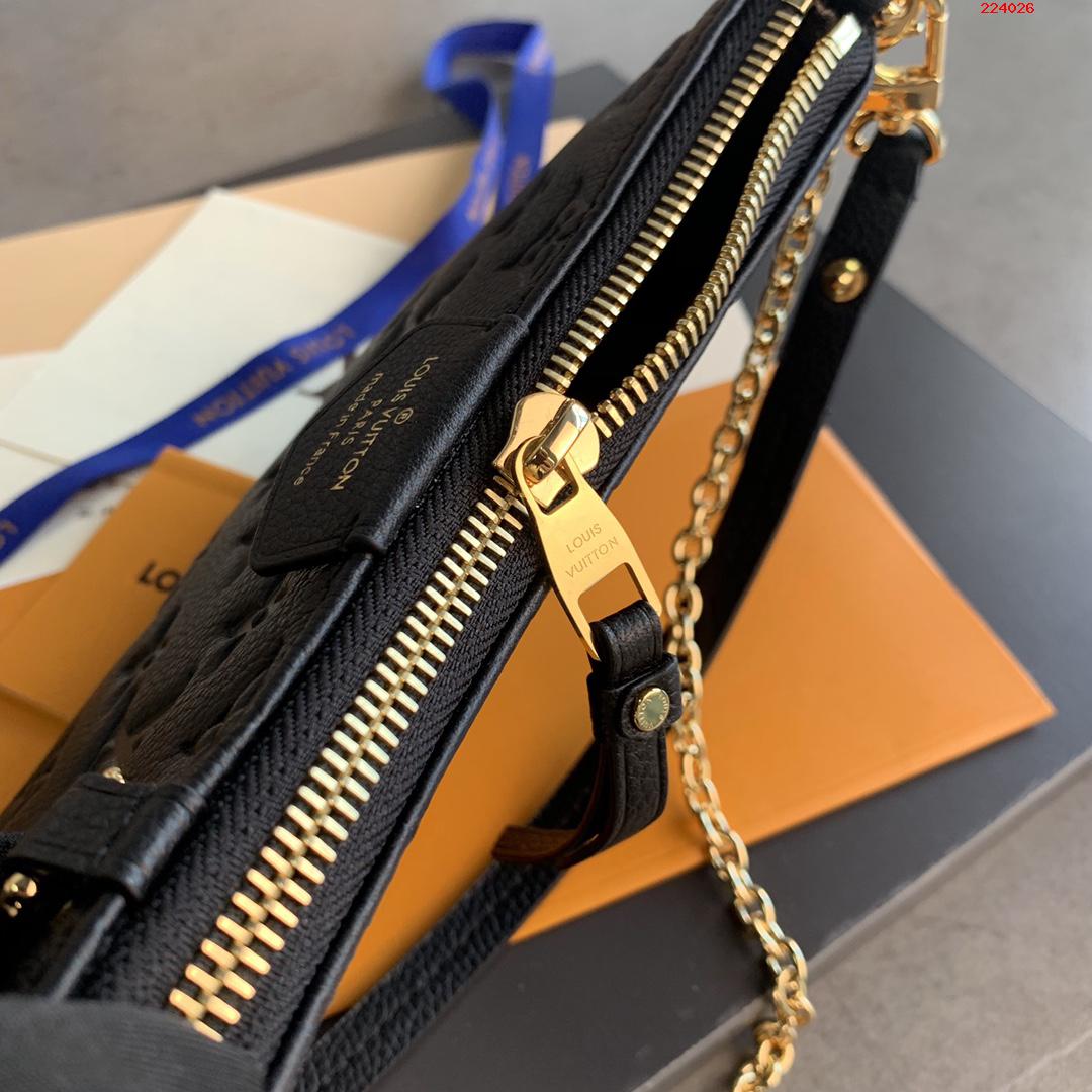 LV M81066 黑色 Easy Pouch On Strap 手袋 路易斯·威登￥1480-頂級1:1精品高仿包包香港台灣批發價格推薦微信哪裡買