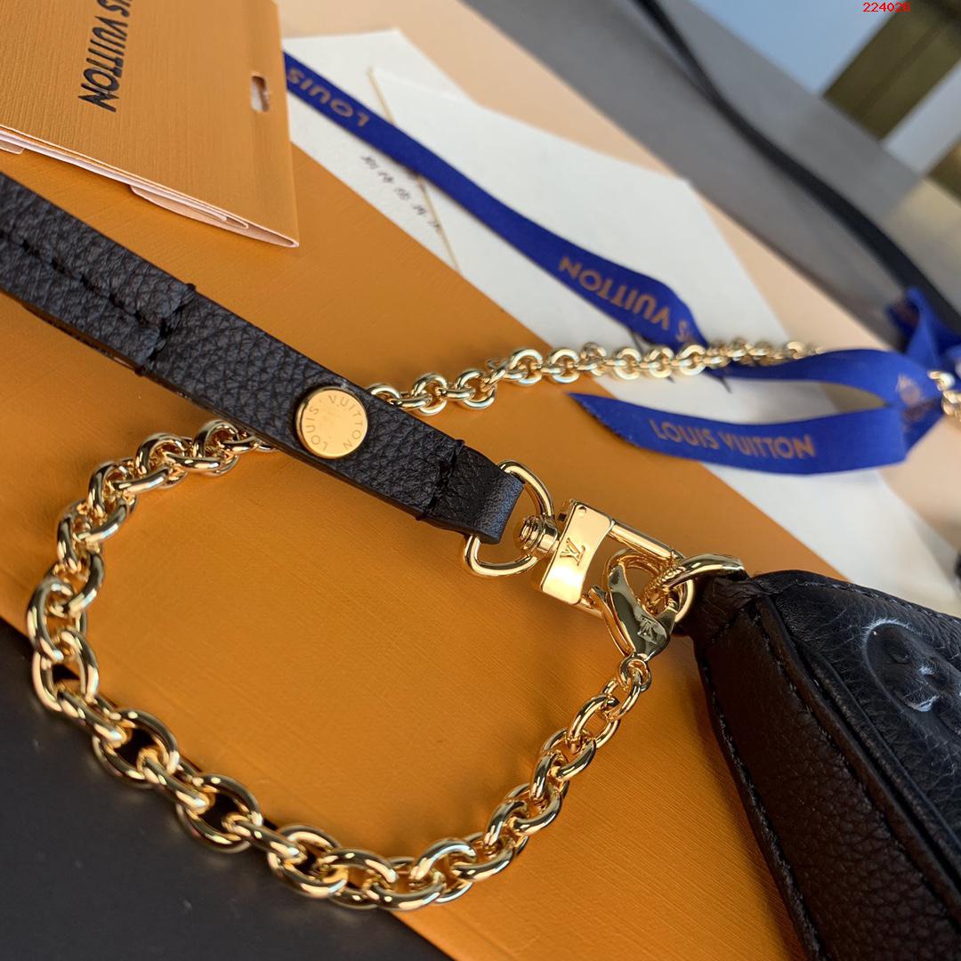 LV M81066 黑色 Easy Pouch On Strap 手袋 路易斯·威登￥1480-頂級1:1精品高仿包包香港台灣批發價格推薦微信哪裡買