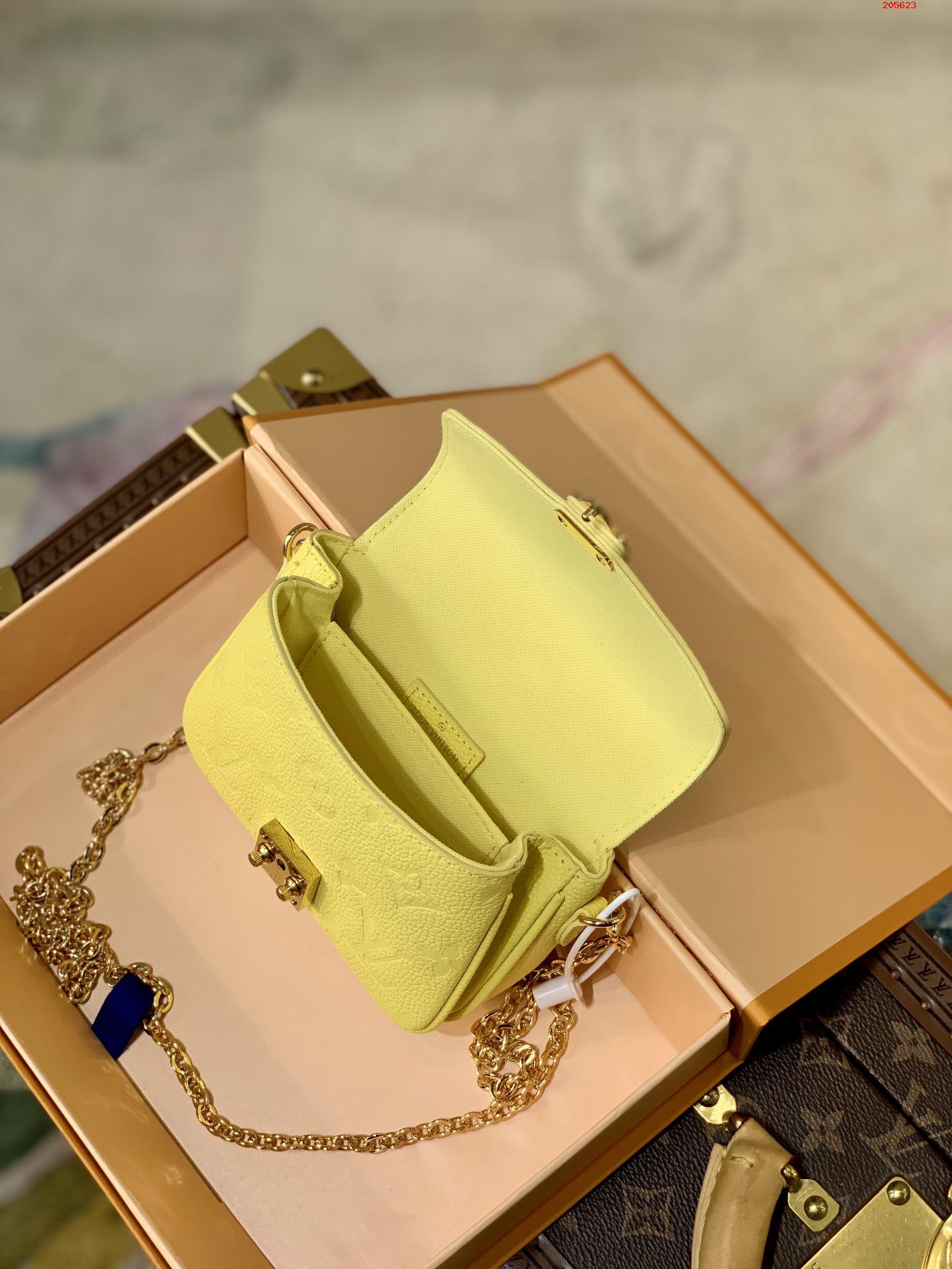 原單M81407黃色 本款 Micro Métis 鏈條包LV 路易斯·威登￥1480-頂級1:1精品高仿包包香港台灣批發價格推薦微信哪裡買