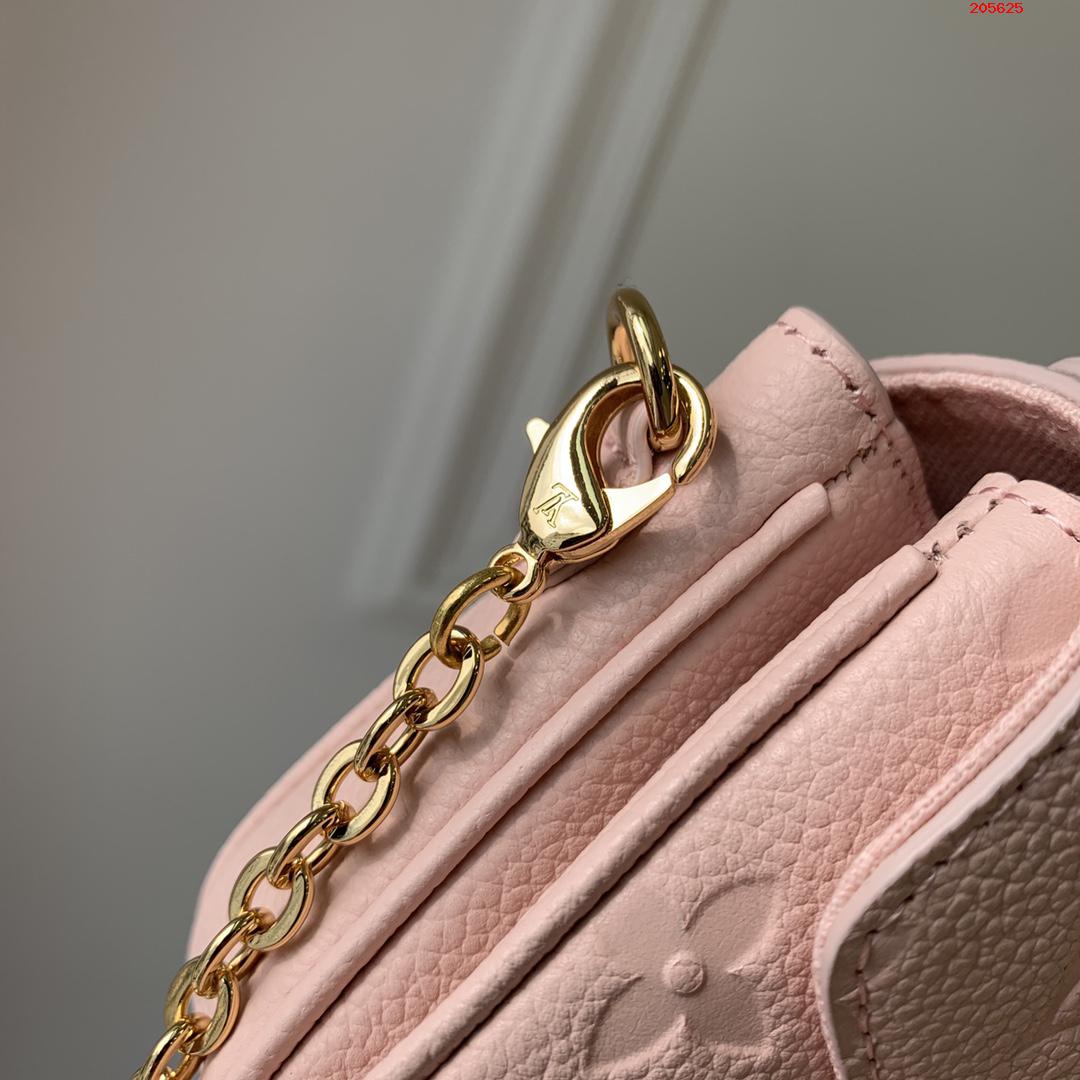 原單M81389玫瑰粉  Micro Métis 鏈條包取材柔軟的 Monogram Empreinte 皮革LV 路易斯·威登￥1480-頂級1:1精品高仿包包香港台灣批發價格推薦微信哪裡買