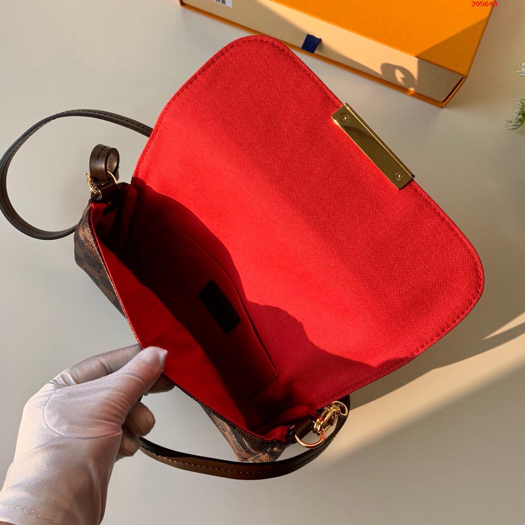 原單 FAVORITE N41276 以Monogram 帆佈制成 可手拿 肩背兩用LV 路易斯·威登￥ 1480-頂級1:1精品高仿包包香港台灣批發價格推薦微信哪裡買