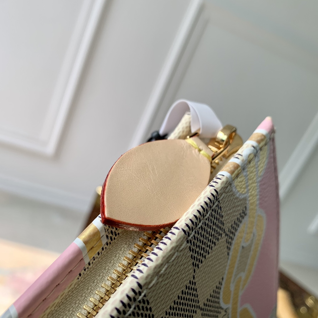 N40469白格絲印 TOILETRY POUCH ON CHAIN 手袋LV 路易斯·威登￥1480-頂級1:1精品高仿包包香港台灣批發價格推薦微信哪裡買