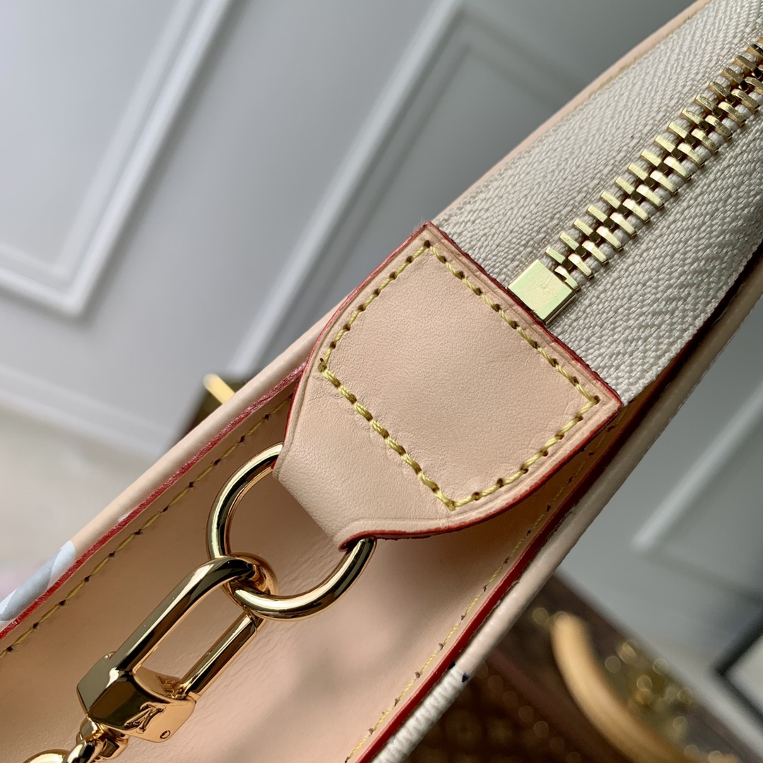 N40469白格絲印 TOILETRY POUCH ON CHAIN 手袋LV 路易斯·威登￥1480-頂級1:1精品高仿包包香港台灣批發價格推薦微信哪裡買