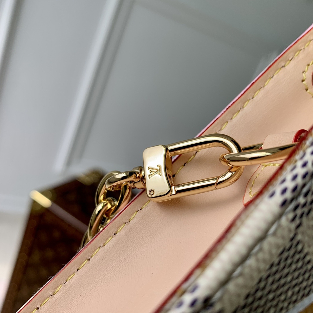 N40469白格絲印 TOILETRY POUCH ON CHAIN 手袋LV 路易斯·威登￥1480-頂級1:1精品高仿包包香港台灣批發價格推薦微信哪裡買