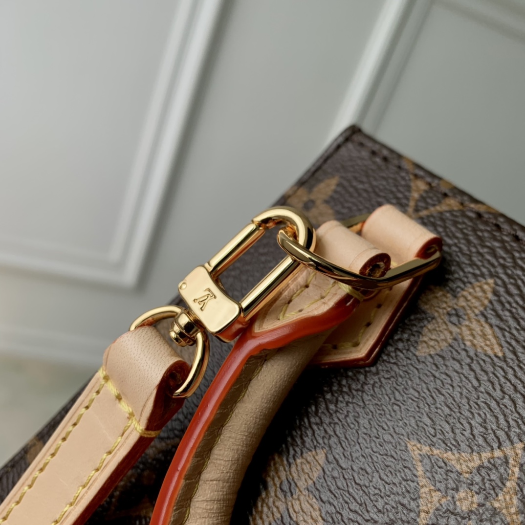 LV x YK Petit Sac Plat 手袋為 Monogram 帆佈描繪絢爛南瓜圖案 路易斯·威登￥1480-頂級1:1精品高仿包包香港台灣批發價格推薦微信哪裡買