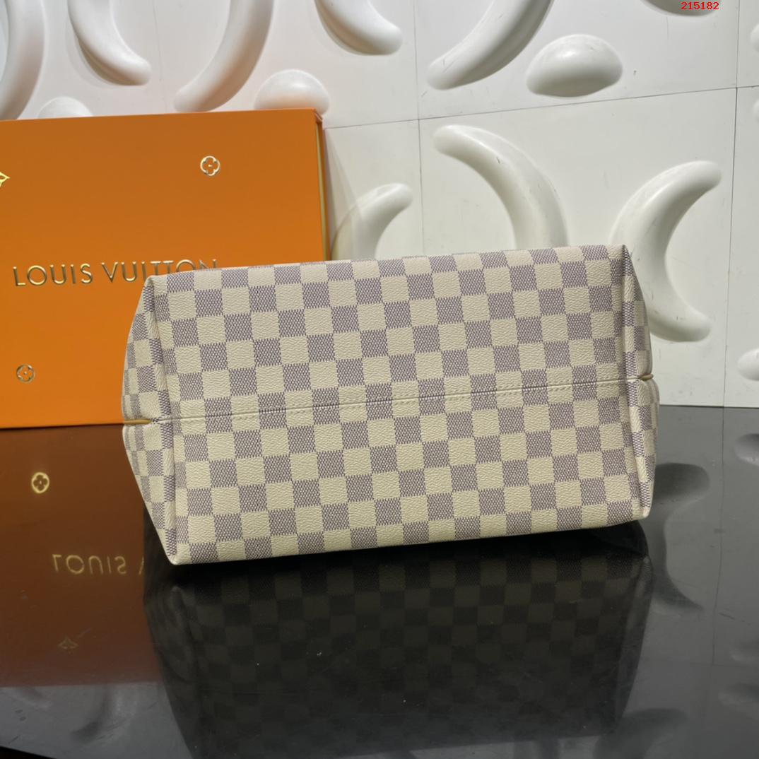 CABAS 小號手袋 N41179 41180 41375 白格 黑柄 Neverfull 經典手袋 LV 路易斯·威登￥1480-頂級1:1精品高仿包包香港台灣批發價格推薦微信哪裡買