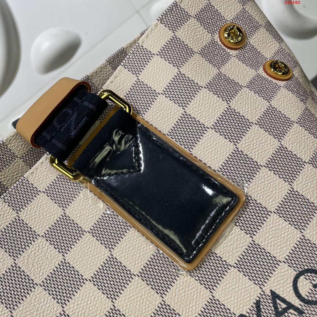 CABAS 小號手袋 N41179 41180 41375 白格 黑柄 Neverfull 經典手袋 LV 路易斯·威登￥1480-頂級1:1精品高仿包包香港台灣批發價格推薦微信哪裡買