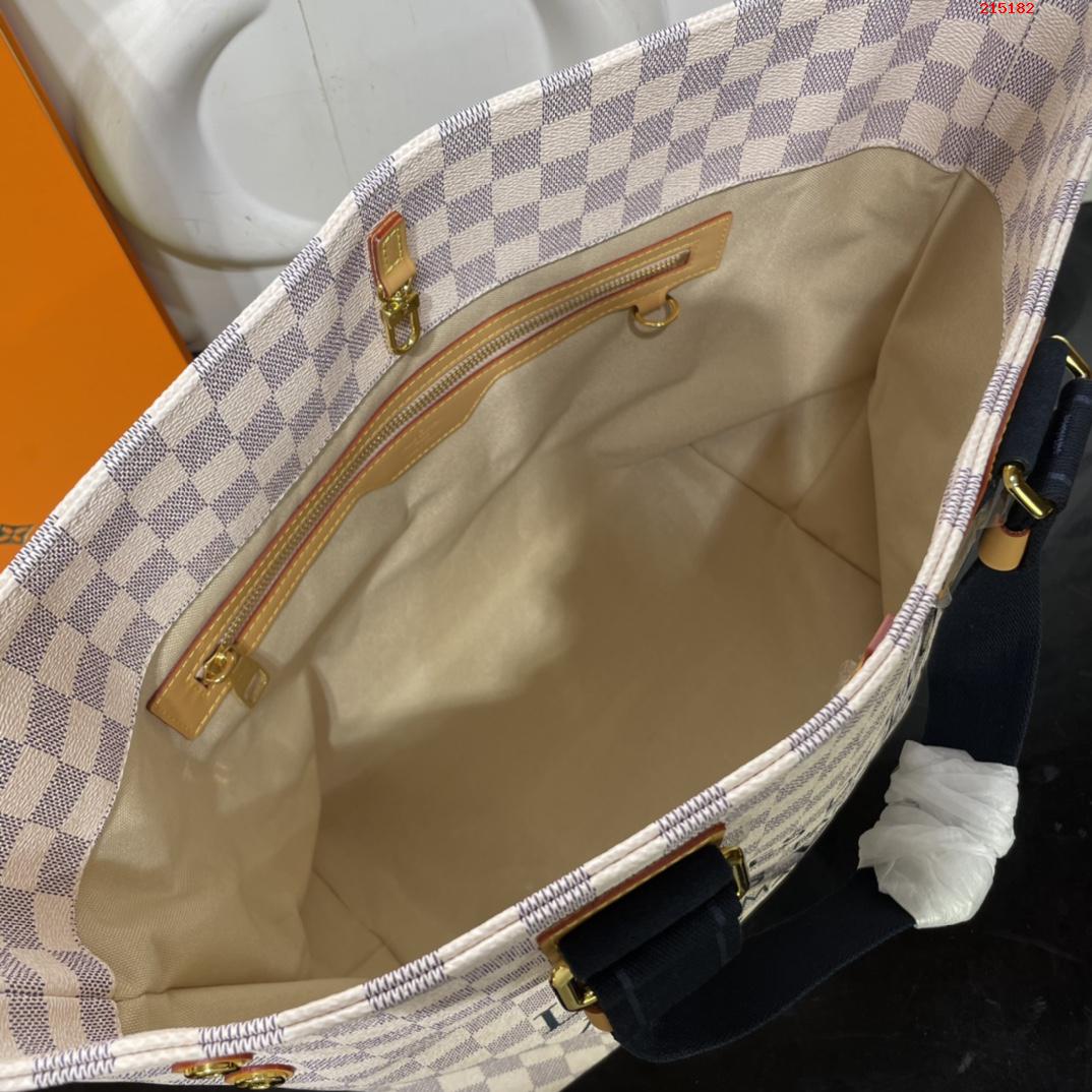 CABAS 小號手袋 N41179 41180 41375 白格 黑柄 Neverfull 經典手袋 LV 路易斯·威登￥1480-頂級1:1精品高仿包包香港台灣批發價格推薦微信哪裡買