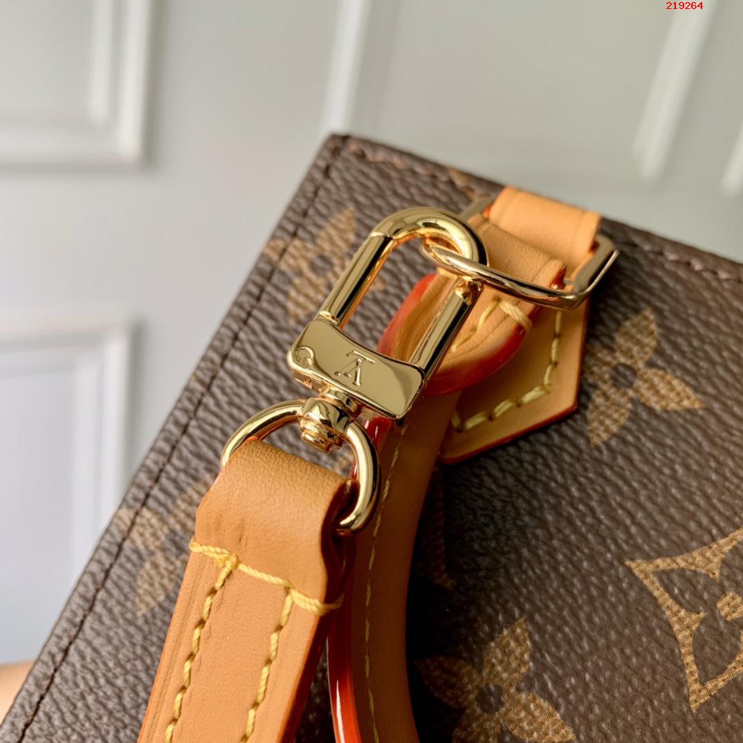 LV原單 M81259 Petit Sac Plat 手袋以 Monogram 帆佈演繹路易威登標誌性 路易斯·威登￥1480-頂級1:1精品高仿包包香港台灣批發價格推薦微信哪裡買