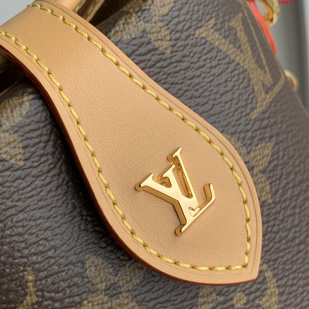 LV 路易斯·威登原單 M80874老花 中古包繫列 迷妳雪糕圓筒￥1280-頂級1:1精品高仿包包香港台灣批發價格推薦微信哪裡買