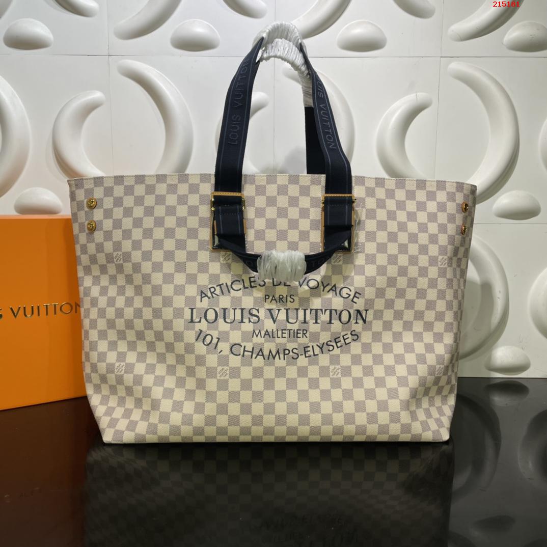 CABAS 大號手袋 N41180 41179 41375 白格 黑柄 Neverfull 經典手袋LV 路易斯·威登￥1280-頂級1:1精品高仿包包香港台灣批發價格推薦微信哪裡買