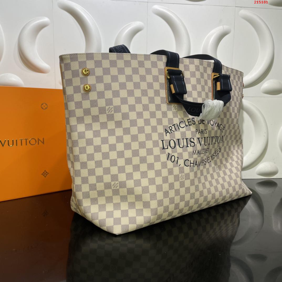 CABAS 大號手袋 N41180 41179 41375 白格 黑柄 Neverfull 經典手袋LV 路易斯·威登￥1280-頂級1:1精品高仿包包香港台灣批發價格推薦微信哪裡買