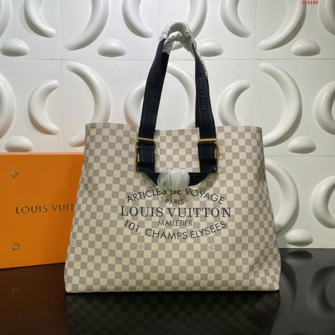 CABAS 大號手袋 N41180 41179 41375 白格 黑柄 Neverfull 經典手袋LV 路易斯·威登￥1280-頂級1:1精品高仿包包香港台灣批發價格推薦微信哪裡買