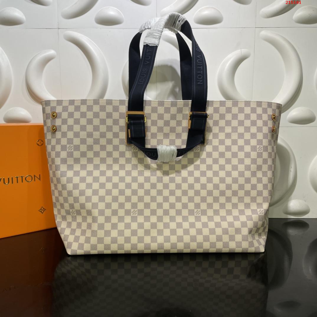 CABAS 大號手袋 N41180 41179 41375 白格 黑柄 Neverfull 經典手袋LV 路易斯·威登￥1280-頂級1:1精品高仿包包香港台灣批發價格推薦微信哪裡買