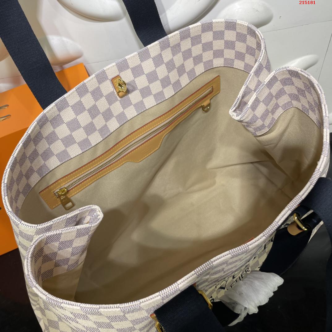CABAS 大號手袋 N41180 41179 41375 白格 黑柄 Neverfull 經典手袋LV 路易斯·威登￥1280-頂級1:1精品高仿包包香港台灣批發價格推薦微信哪裡買
