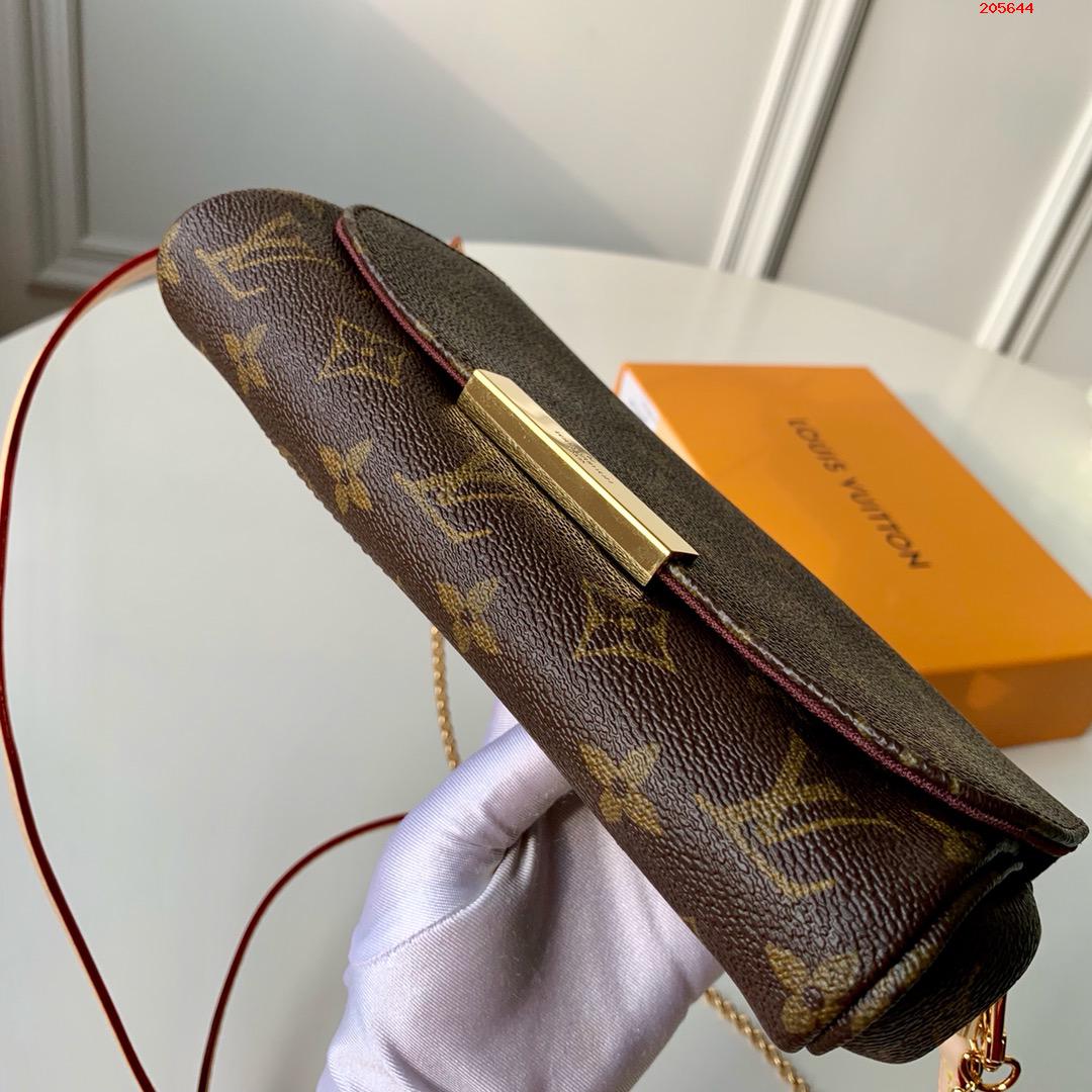 原單 FAVORITE M40718 以Monogram 帆佈制成 可手拿 肩背兩用包LV 路易斯·威登￥1280-頂級1:1精品高仿包包香港台灣批發價格推薦微信哪裡買