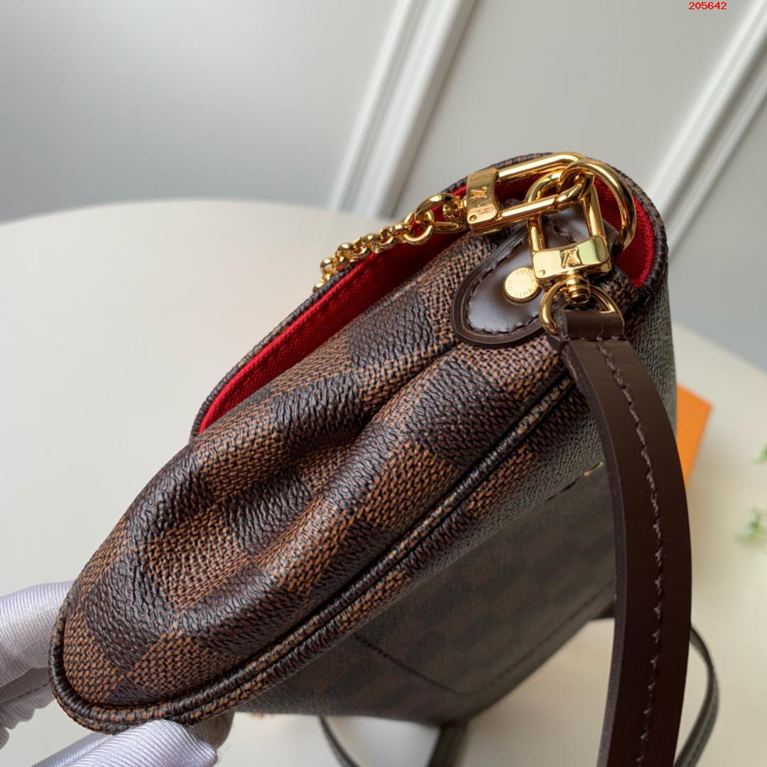 LV 路易斯·威登原單 FAVORITE N41129 以Monogram 帆佈制成 可手拿 肩背兩用包￥1280-頂級1:1精品高仿包包香港台灣批發價格推薦微信哪裡買