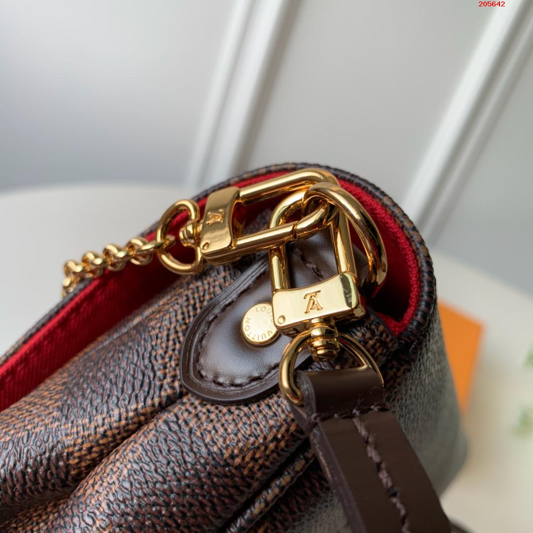 LV 路易斯·威登原單 FAVORITE N41129 以Monogram 帆佈制成 可手拿 肩背兩用包￥1280-頂級1:1精品高仿包包香港台灣批發價格推薦微信哪裡買