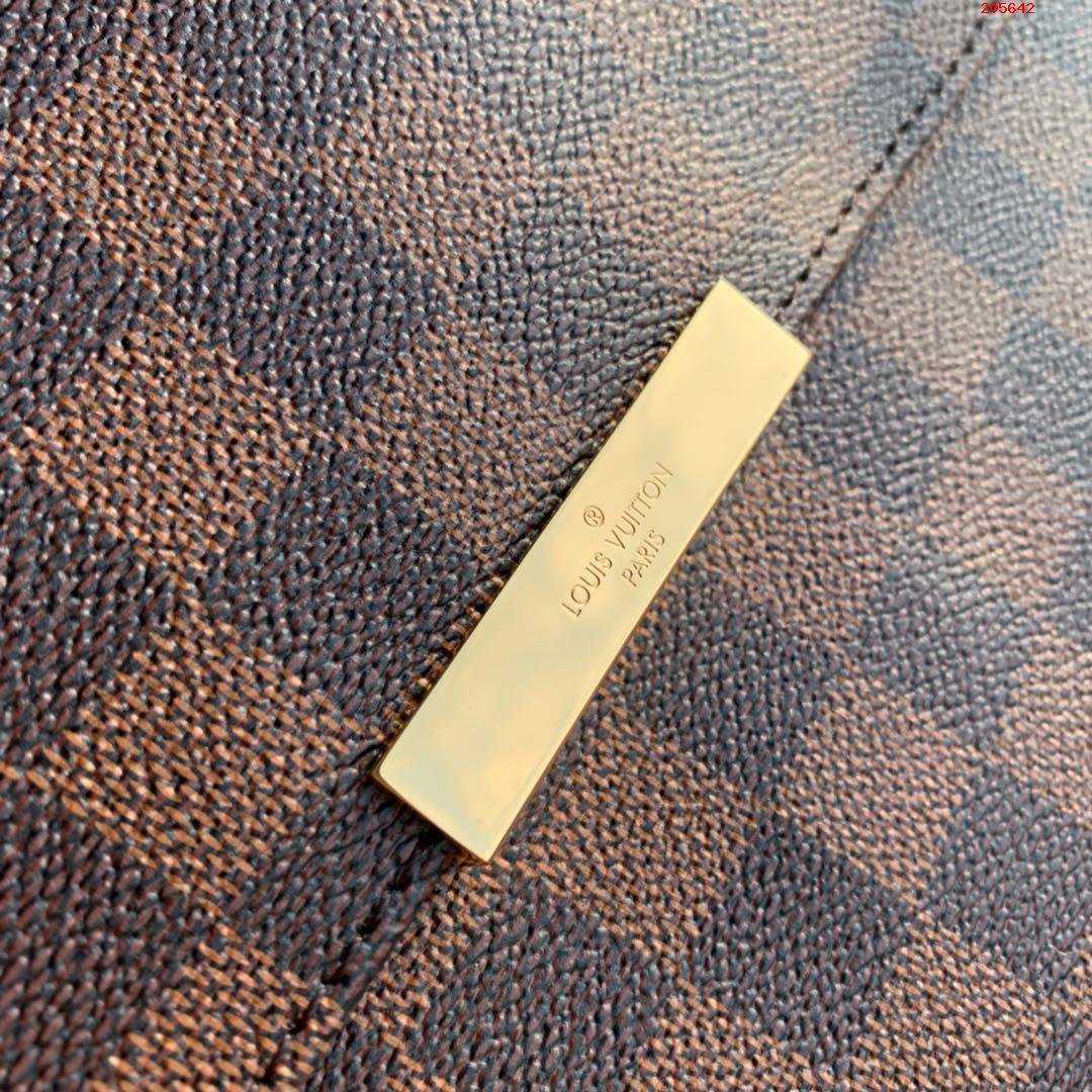 LV 路易斯·威登原單 FAVORITE N41129 以Monogram 帆佈制成 可手拿 肩背兩用包￥1280-頂級1:1精品高仿包包香港台灣批發價格推薦微信哪裡買