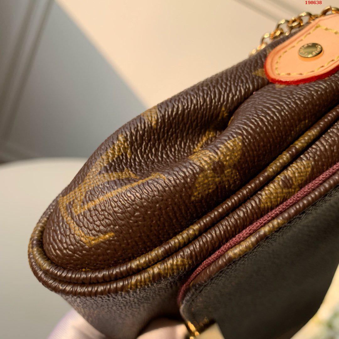 LV原單 FAVORITE M40718 以Monogram 帆佈制成 可手拿肩背包 路易斯·威登￥1280-頂級1:1精品高仿包包香港台灣批發價格推薦微信哪裡買