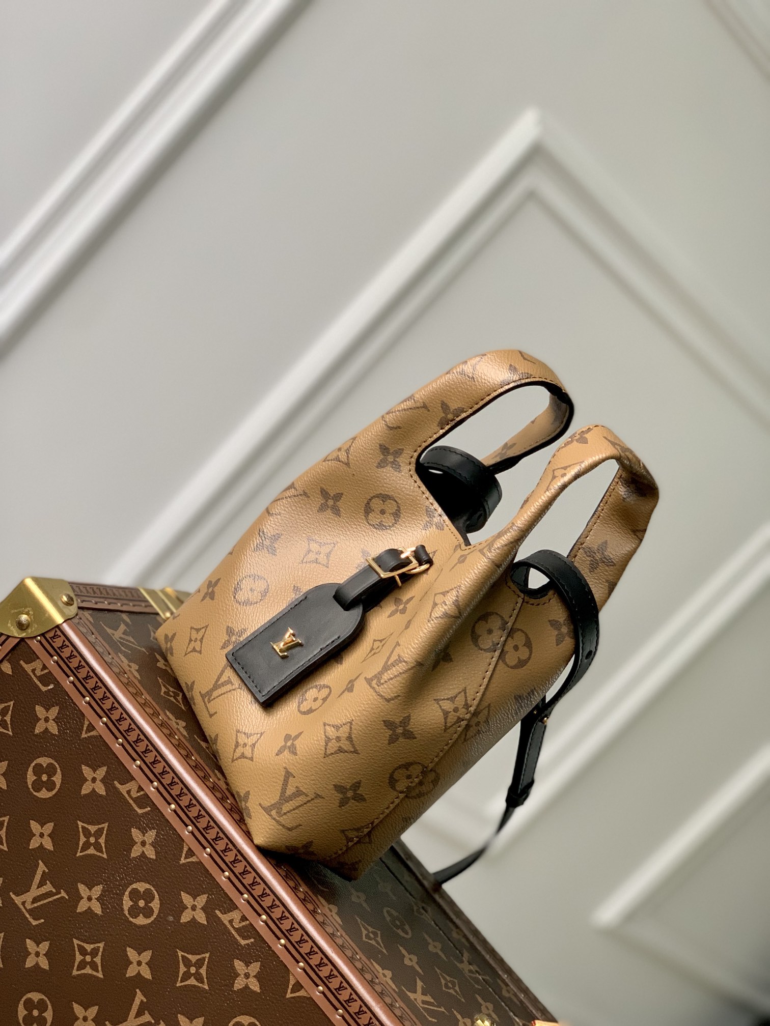 M46816ATLANTIS BB 菜籃子16年秀款的復刻LV 路易斯·威登￥1280-頂級1:1精品高仿包包香港台灣批發價格推薦微信哪裡買