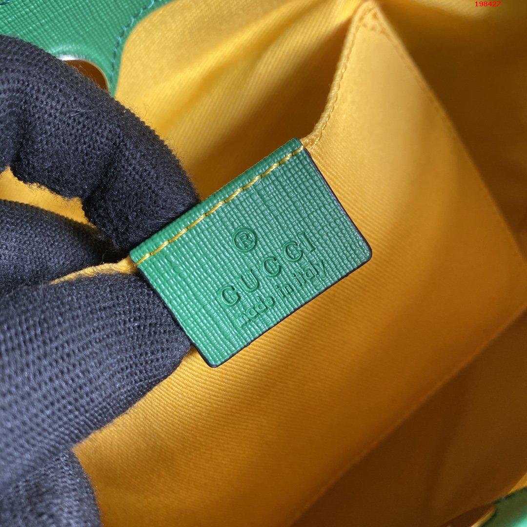 品牌：GUUCCCI 型號 410812尺寸 21*20*10cm顏色 圖案 綠pvc古奇￥880-頂級1:1精品高仿包包香港台灣批發價格推薦微信哪裡買