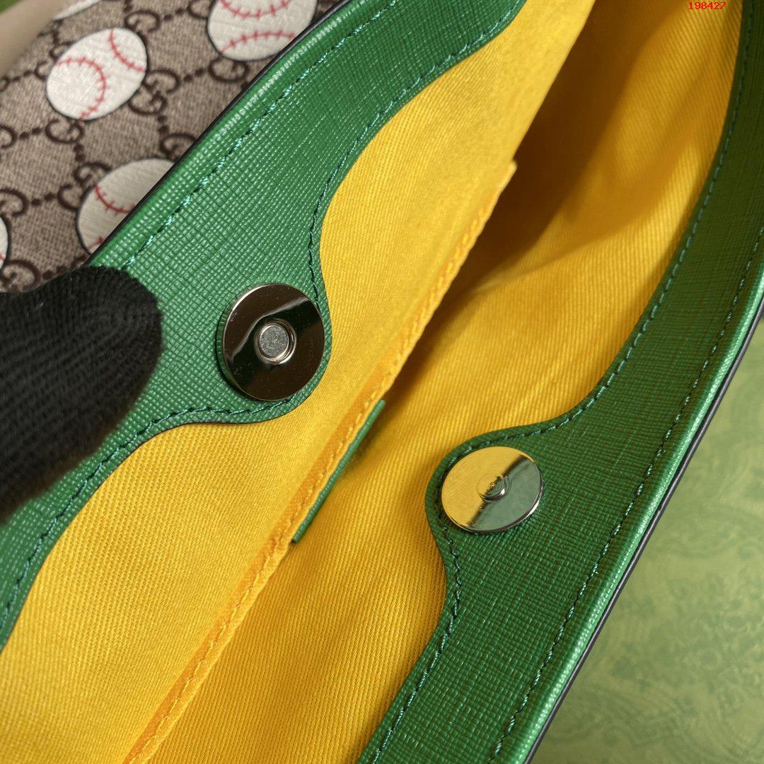 品牌：GUUCCCI 型號 410812尺寸 21*20*10cm顏色 圖案 綠pvc古奇￥880-頂級1:1精品高仿包包香港台灣批發價格推薦微信哪裡買