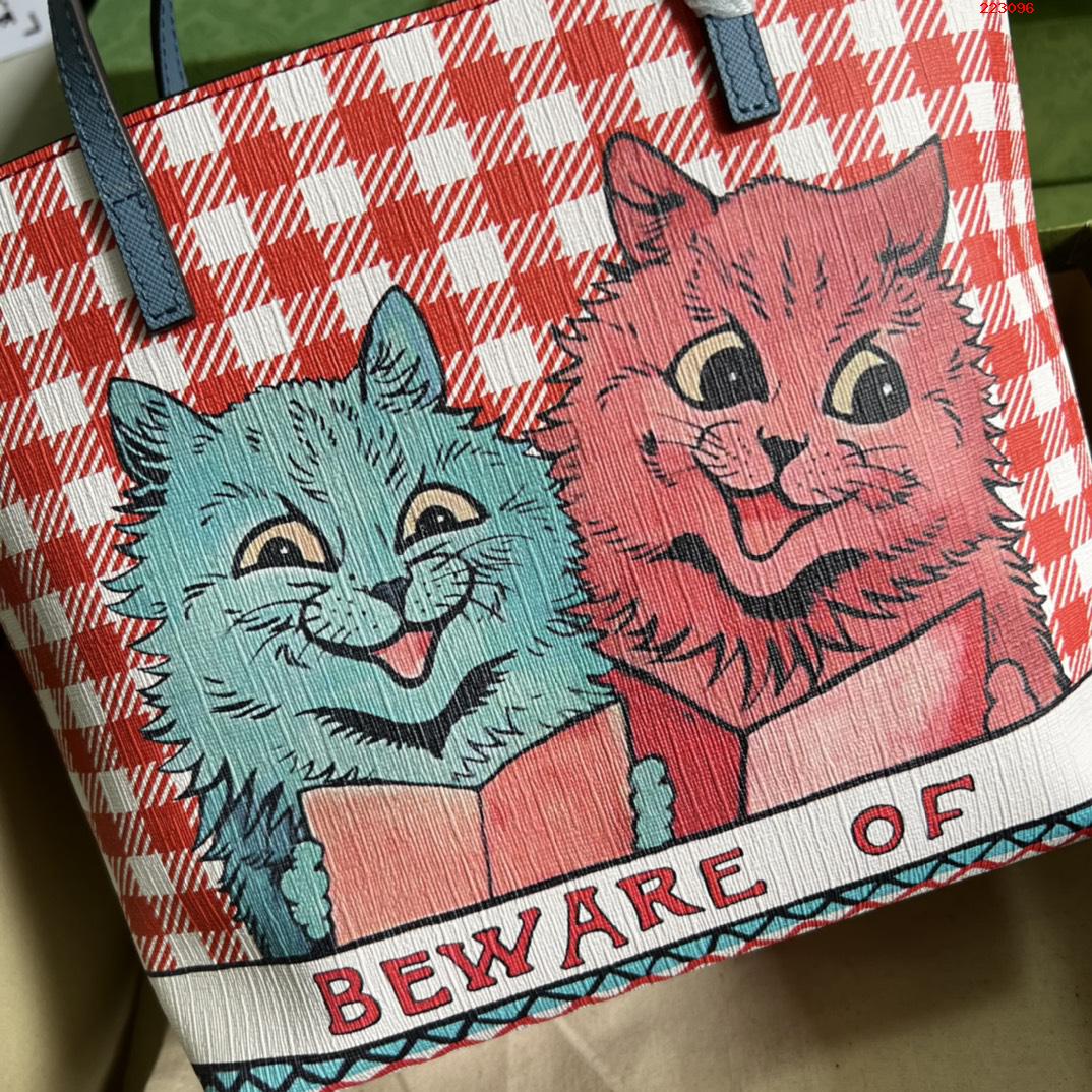 GUUCCCI兒童貓咪印花手提包 古奇￥880-頂級1:1精品高仿包包香港台灣批發價格推薦微信哪裡買