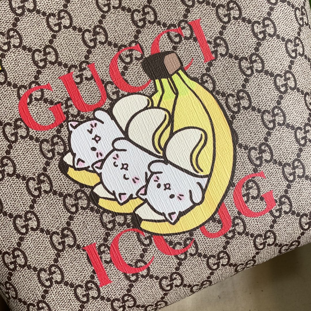 GUUCCCI兒童包 410812尺寸 21*20*10cm顏色 三香蕉 古奇￥880-頂級1:1精品高仿包包香港台灣批發價格推薦微信哪裡買